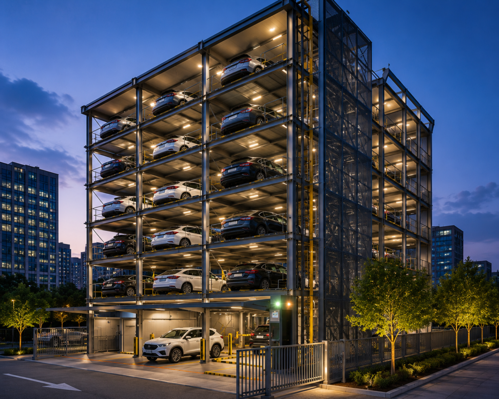 Multi level parking solution